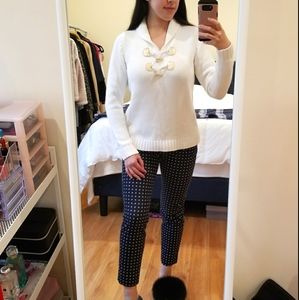 EUC Lilly Pulitzer White Bainbridge Sweater